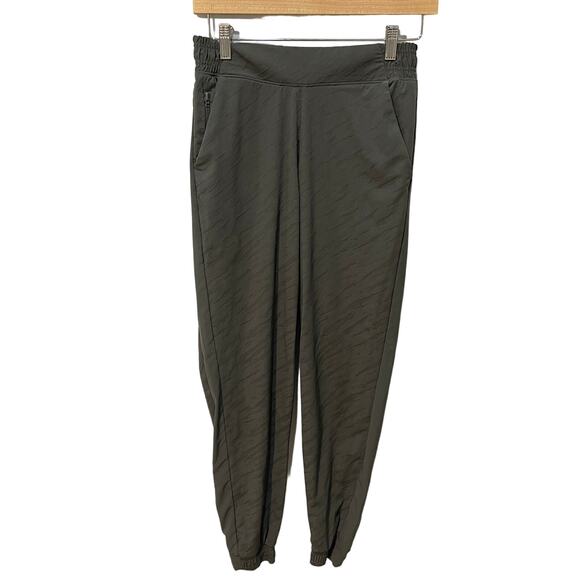 Athleta Pants - Athleta Pants Women 4 Green Brooklyn Textured Joggers Athletic Sporty Fitness